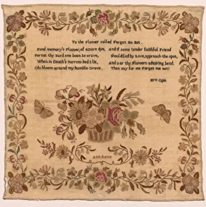 Sampler, 1800s. Creator: Unknown