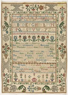 Sampler, 1803. Creator: Unknown