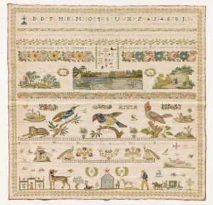Sampler, 1821. Creator: Unknown