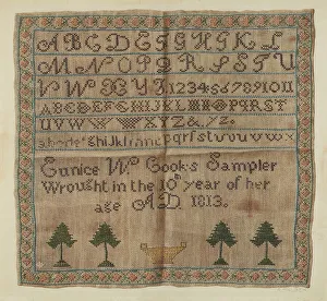 Alfred Walbeck Prints: Sampler, c. 1938. Creator: Alfred Walbeck