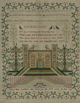 Sampler, England, 19th century. Creator: Mary Holt