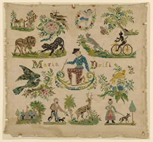Sampler Prints: Sampler, Italy, Early / mid-19th century. Creator: Unknown