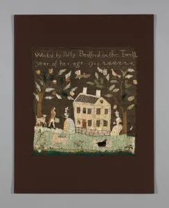 Na And Xef Prints: Sampler, Massachusetts, 1791. Creator: Polly Bedford