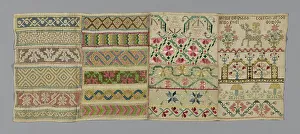 Drawn Thread Prints: Sampler, México, 1825/75. Creator: Unknown