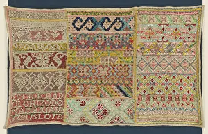 Drawn Thread Prints: Sampler, México, 1825/75. Creator: Unknown