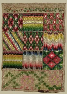 Cotton Plain Weave Prints: Sampler, México, 1857. Creator: Unknown