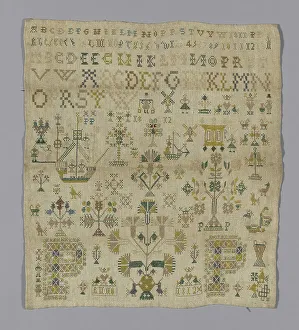 Sampler Prints: Sampler, Switzerland, 1812. Creator: Unknown