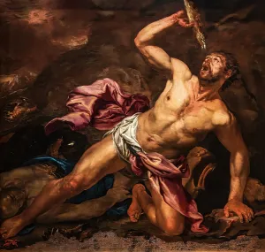 Thirsty Prints: Samson, 1667. Creator: Giovanni Battista Langetti