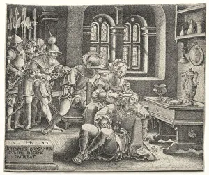 Samson and Delilah, 1545. Creator: Hans Brosamer (German, c. 1500-1554)