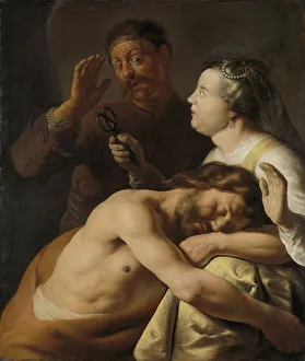 Delilah Prints: Samson and Delilah, 1635. Artist: Lievens, Jan (1607-1674)