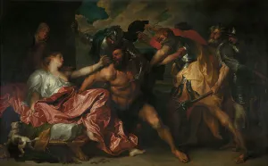 Dyke Sir Anthony Van Prints: Samson and Delilah, c1630s. Creator: Anthony van Dyck