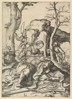 Samson Gallery: Samson and Delilah, ca. 1507. Creator: Lucas van Leyden