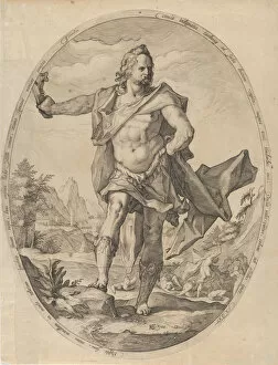 Samson Gallery: Samson from Heroes and Heroines of the Old Testament, ca. 1597. ca. 1597