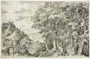 Samson Prints: Samson Killing the Lion, 1603. Creator: Nicolaes de Bruyn