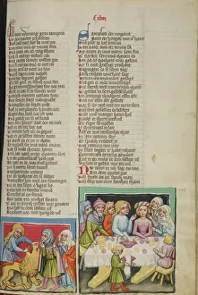 Delilah Prints: Samson Killing a Lion: Samson's Wedding; Weltchronik