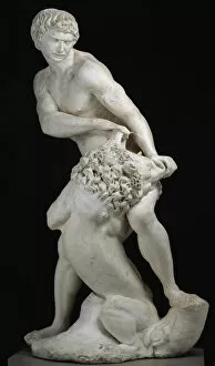 Samson and the Lion, 1604/07. Creator: Cristoforo Stati