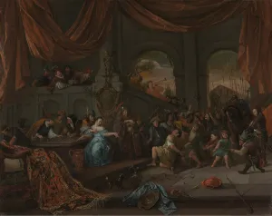 Jan Havickszoon Steen Prints: Samson Offended by the Philistines. Creator: Jan Steen