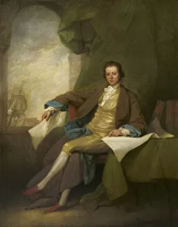 Financier Gallery: Samuel Blodget, c. 1784. Creator: John Trumbull
