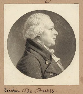 Plantation Owner Prints: Samuel DeButts, 1805. Creator: Charles Balthazar Julien Fevret de Saint-Memin