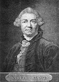 Samuel Foote, 18th century English playwright, actor, and theatre manager, 1886 Samuel Foote, 18th century English playwright, actor, and theatre manager, 1886