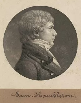 Samuel Hambleton, 1806. Creator: Charles Balthazar Julien Févret de Saint-Mémin