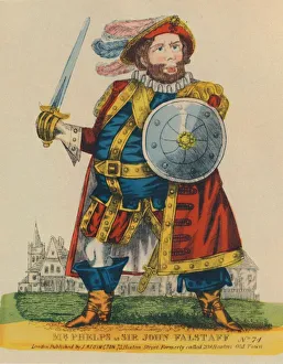 Falstaff Prints: Samuel Phelps, (1804-1878) as Falstaff, c1860, (1948). Creator: Unknown