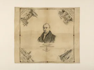 Cotton Prints: Samuel Slater, The Father of American Manufacturers (Handkerchief), Rhode Island, 1890