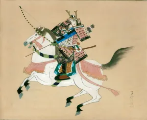 Harness Prints: Samurai Warrior riding a horse