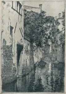 San Agostino Canal, Venice, c1905 (1914-1915). Artist: Clarence Gagnon