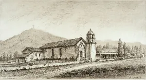 Californian Prints: San Buenaventura, Published in 1883. Creator: Henry Chapman Ford