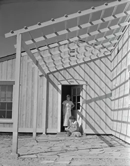 Resettlement Prints: San Fernando federal subsistence homesteads, California, 1936. Creator: Dorothea Lange