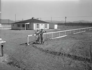 Homestead Prints: San Fernando federal subsistence homesteads, California, 1936. Creator: Dorothea Lange