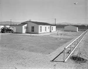 Homestead Prints: San Fernando homesteads, California, 1936. Creator: Dorothea Lange
