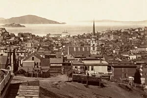 San Francisco, from California and Powell Street, 1864, printed ca. 1876