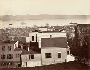 Yerba Buena Prints: San Francisco, from California and Powell Streets, 1864, printed ca. 1876