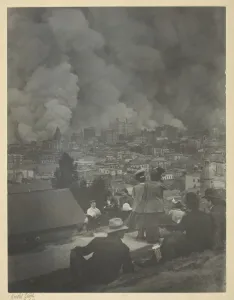 Catastrophe Gallery: San Francisco Earthquake, April 1906. Creator: Arnold Genthe