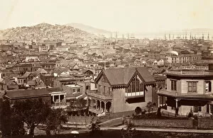 San Francisco, from Rincon Hill, 1864, printed ca. 1876. Creator: Carleton Emmons Watkins