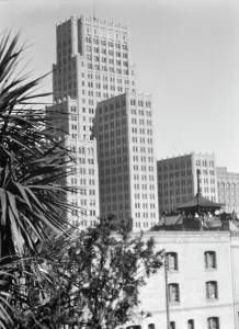 Tower Block Prints: San Francisco views, 1927 Creator: Arnold Genthe