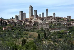 San Gimignano in Italy, 14th-15th century