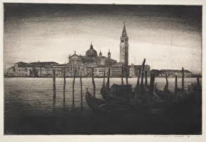 1860 1938 Prints: San Giorgio Maggiore, 1910. Creator: Mortimer Menpes (British, 1860-1938)