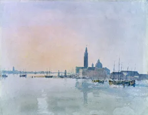 JMW Turner Collection: San Giorgio Maggiore from the Dogana, 1819. Artist: JMW Turner