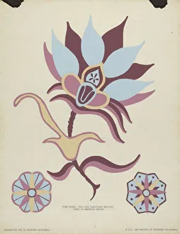 Multi Coloured Collection: San Juan Capistrano Mission Side Altar from the portfolio 'Decorative Art...', 1935 / 1942
