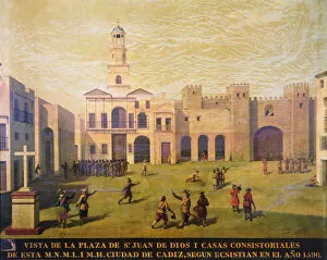 Images Dated 5th April 2014: San Juan de Dios Square in 1596
