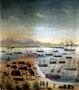 Municipal Prints: San Lorenzo castle in the Puntal, Cadiz