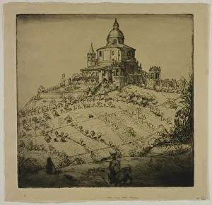 Bologna Italy Prints: San Lucca dei Colli, 1904. Creator: Donald Shaw MacLaughlan