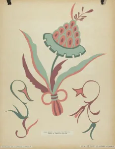 Floral Design Gallery: San Luis Rey Side Altar from the portfolio 'Decorative Art of Spanish California', 1935 / 1942