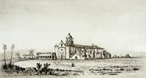 Californian Prints: San Luis Rey de Francia, Published in 1883. Creator: Henry Chapman Ford