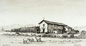 Californian Prints: San Miguel, Published in 1883. Creator: Henry Chapman Ford