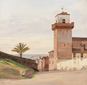 Hansen Constantin Prints: San Pietro in Vincoli, Rome, 1836. Creator: Constantin Hansen