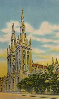 Colombian Gallery: San Roque Church, Barranquilla, c1940s